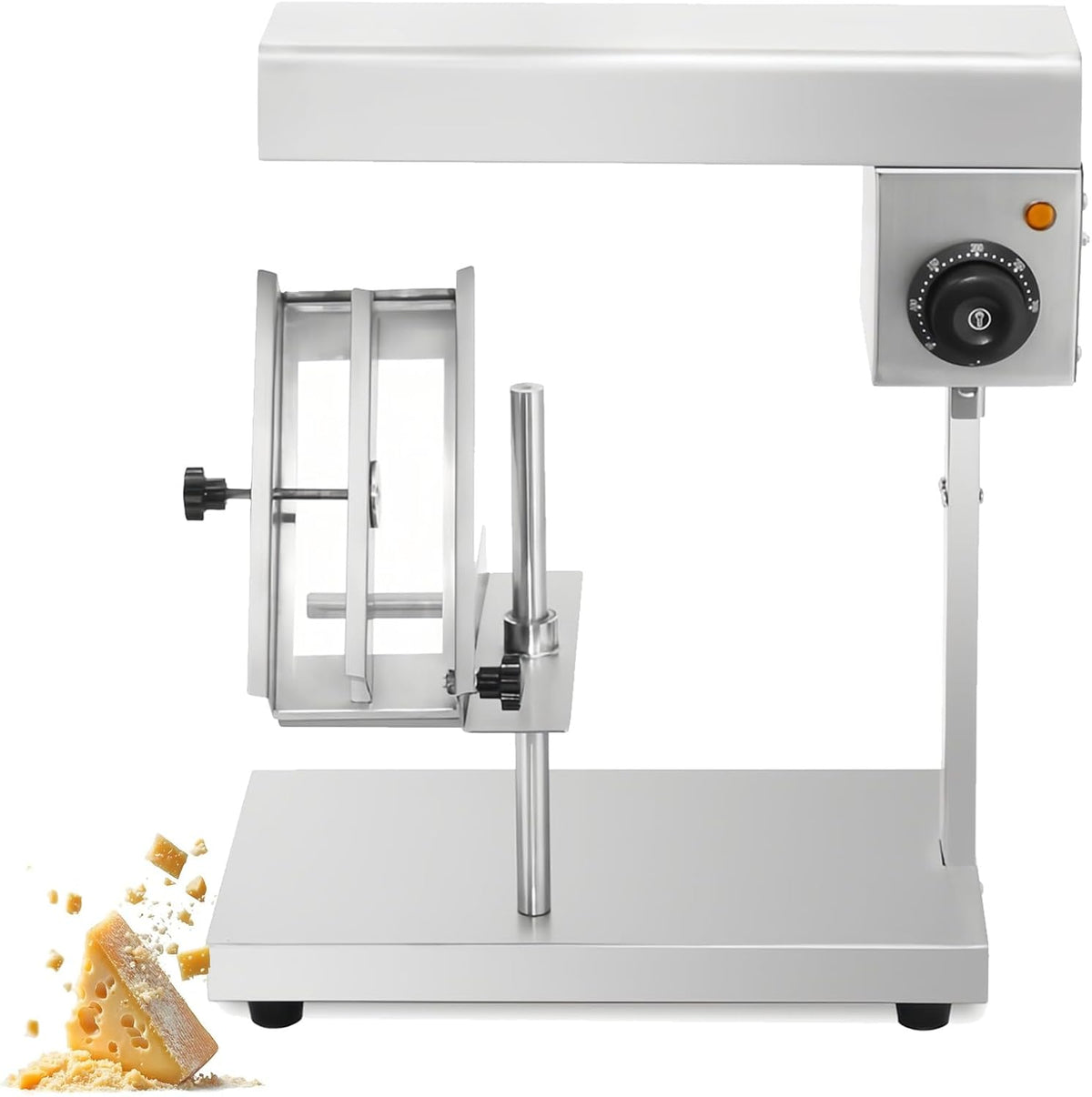 WUCIOA Scioglitore professionale per raclette 5300 W - Macchina elettrica per mezza forma - Temperatura regolabile - Altezza e angolo regolabili