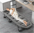 Lettino da campeggio pieghevole 190 x 70 cm - letto singolo grigio da 6 kg - struttura portatile salvaspazio - per campeggio spiaggia e riposo
