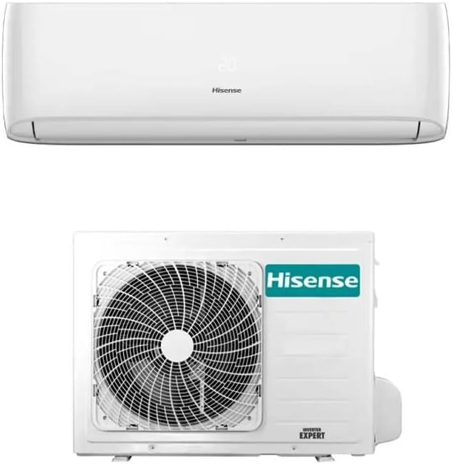 Hisense Easy Smart CA50XS1GG - Climatizzatore Inverter con Pompa di Calore - WiFi Integrato e Refrigerante R32 - Deumidificatore Bianco con Rumorosità 19 dB