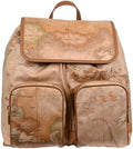 Alviero Martini 1A Classe Geo Soft - Zaino donna con doppia tasca - Design pratico per città - Manutenzione con lavaggio a mano
