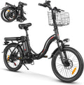 Bici elettrica pieghevole SAMEBIKE 20 pollici Fat Tire - motore 250 W 60 Nm e batteria 36 V 13 Ah - autonomia fino a 60 110 km - cambio 7 velocità e forcella sospesa