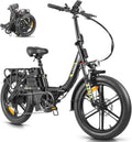 F1 bici elettrica pieghevole Fat Tire per adulti - ruote 20 x 3 pollici e 7 velocità - batteria rimovibile 20,8 Ah 748,8 Wh - autonomia fino a 140 km