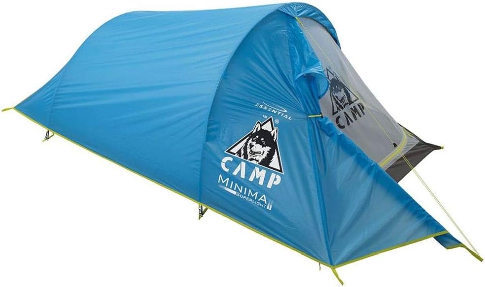 Camp Minima 2 SL tenda per 2 persone blu - 220 x 136 x 89 cm e peso 1,5 kg - impermeabilità 2000 mm - tenda 4 stagioni per trekking campeggio ed escursioni