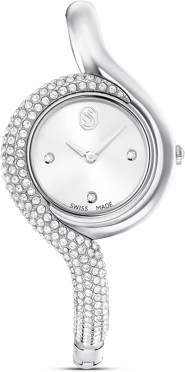 Swarovski Dextera Collection - Orologio donna asimmetrico Swiss Made - Design contemporaneo - Accessorio da polso elegante dal profilo distintivo