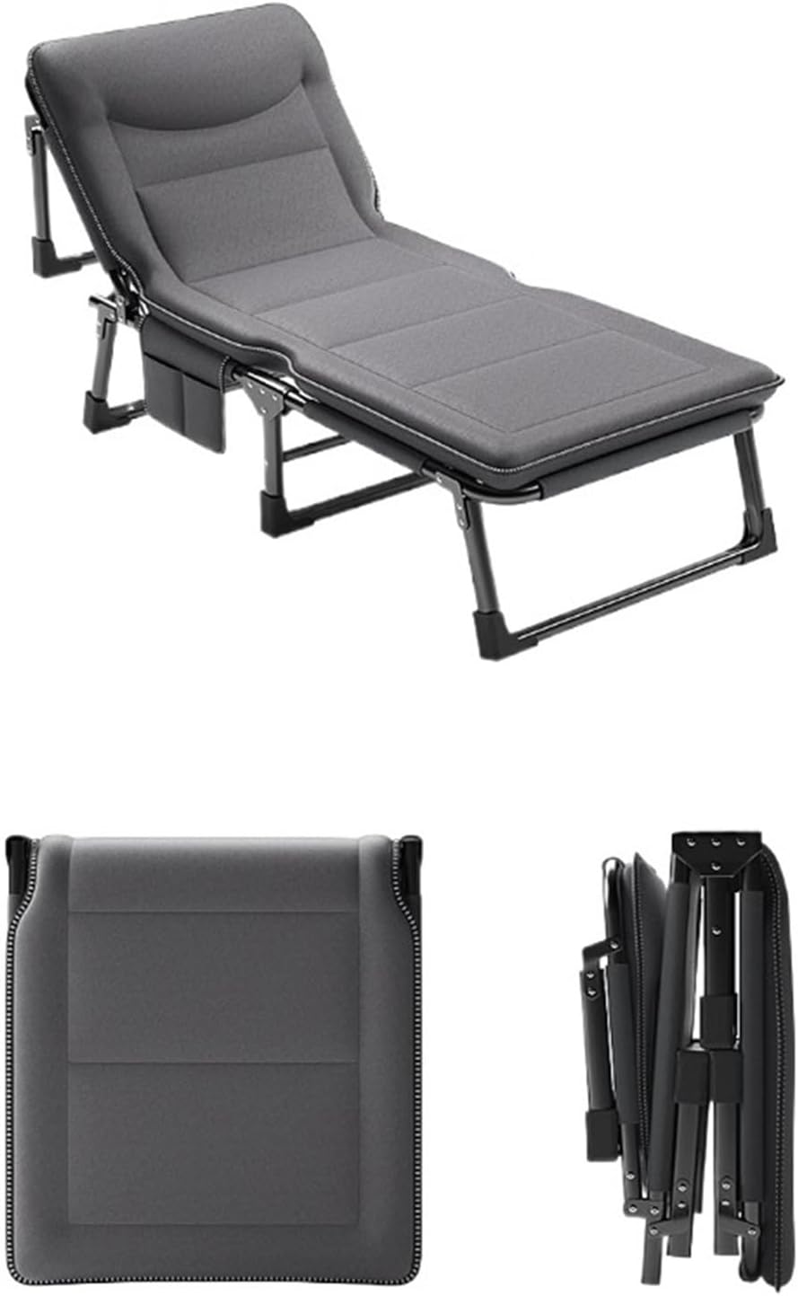 Poltrona reclinabile pieghevole singola - formato Medium con peso 3 kg - letto portatile per riposo - per casa assistenza e ambienti interni