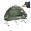 SoBuy OGS32 brandina con tenda da campeggio - 193 x 86 x 160 cm per 1 persona - materasso ad aria e sacco a pelo - rivestimento in poliuretano per 3 stagioni
