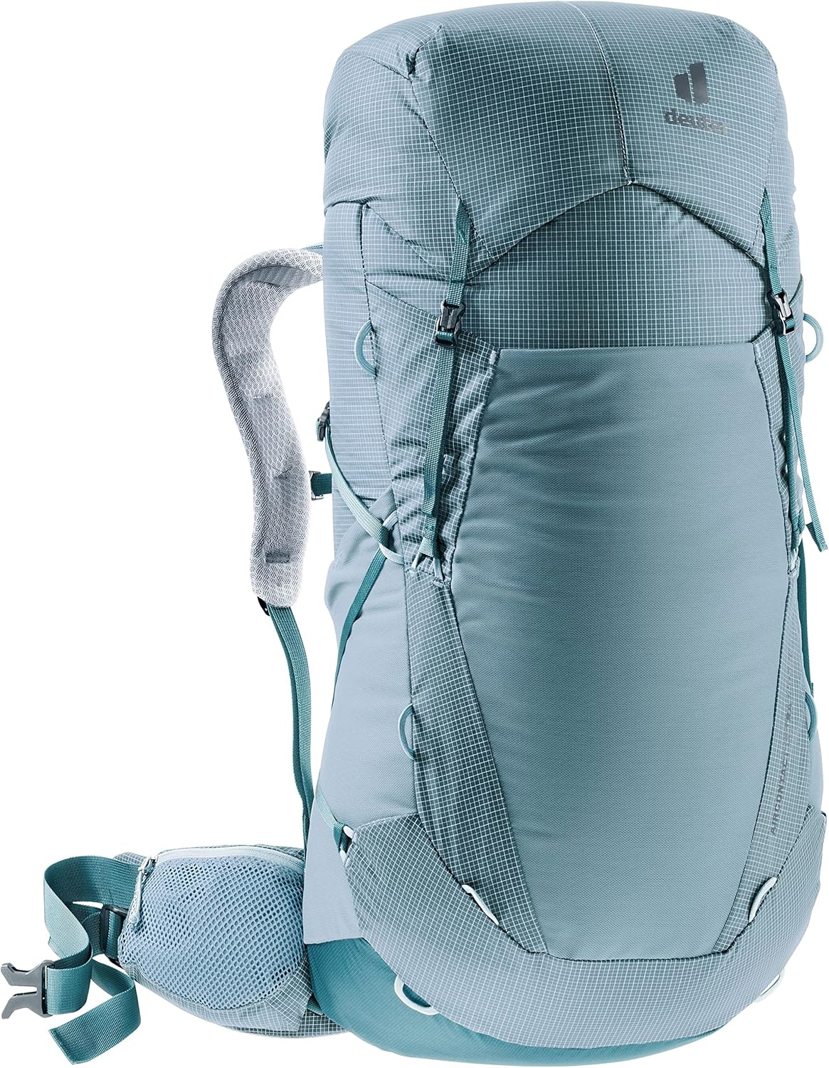 Zaino Deuter Aircontact Ultra 45+5 SL da donna - tessuto 200D 2X2 PA Ripstop - capacità espandibile per trekking - modello per escursioni e viaggi outdoor