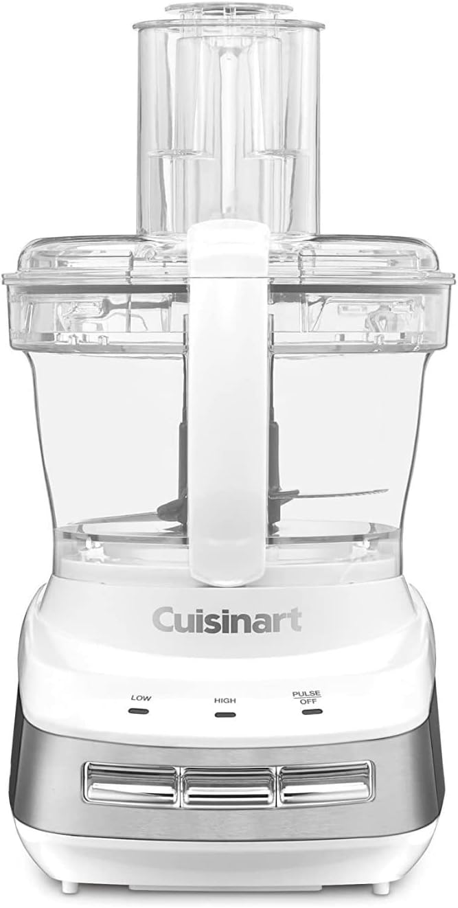 Cuisinart FP-110 Core Custom - Robot da cucina multifunzione 950 W - Capacità 10 tazze - Design bianco e inox con controllo manuale