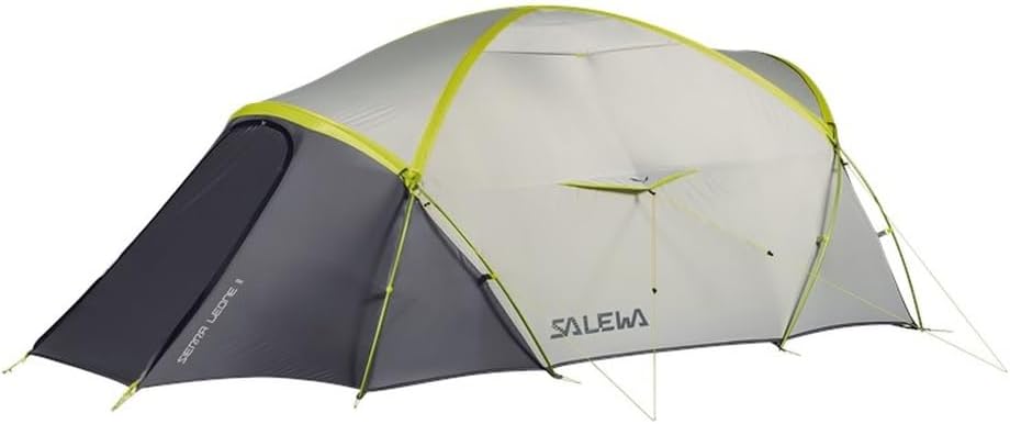 Tenda SALEWA Sierra Leone II per 2 persone - struttura impermeabile 3000 mm per 4 stagioni - modello da 3,13 kg con pali e picchetti - per campeggio ed escursioni