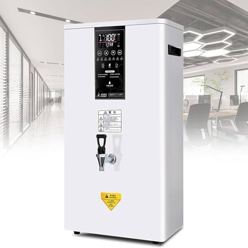 Caldaia acqua da parete 80 L - Riscaldamento rapido e risparmio energetico - Controllo automatico temperatura - Per ristoranti e uffici in bianco