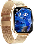Smartwatch Uomo Donna 1.69 Pollici - Touch Screen e Chiamata Bluetooth - Musica Foto Sveglia e Fitness Tracker - Cinturino Rosa o Nero
