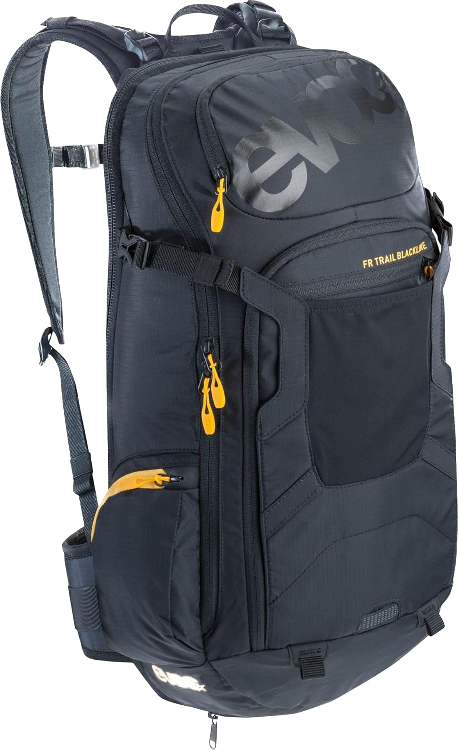Zaino protettivo EVOC VTT Protector Trail Blackline nero M-L 20 L - poliestere e Air Mesh - schienale ventilato e imbottito - per ciclismo mountain bike sci e snowboard