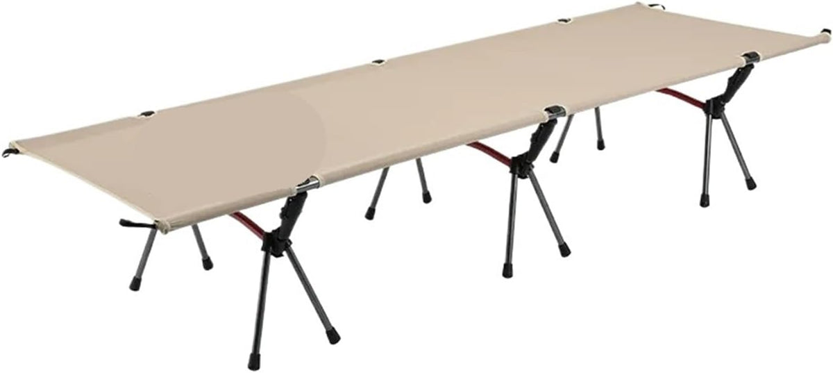 Lettino da campeggio pieghevole portatile - superficie in acrilico per adulti - struttura compatta da viaggio - per riposo campeggio e attività all'aperto