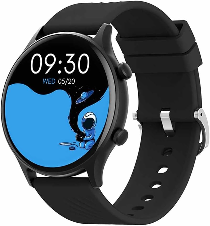 Kmccd ZL73E Smartwatch Donna 1.3 Pollici - Chiamata Bluetooth e Display Rotondo - Ricarica Wireless Batteria 220 mAh - Cinturino Smart Watch