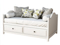 Divano letto-Legno-MDF-215x99x90 cm-Bianco-Classico elegante