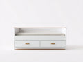 Divano letto-Legno-MDF-198x88x82 cm-Bianco-Naturale-Scandinavo minimalista