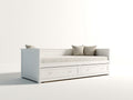 Divano letto-Legno-MDF-205x96x76 cm-Bianco-Classico